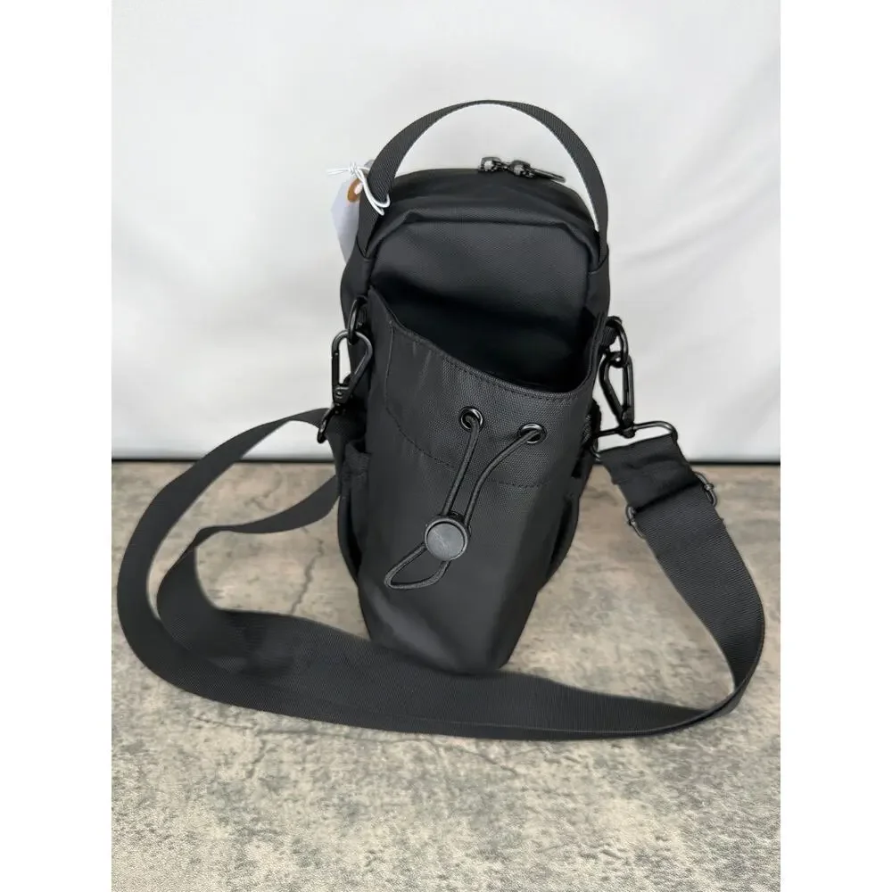 Magnetic Gym Bag Man Woman Magnetic Bottle Bag, Crossbody Gym Water Holder-Black